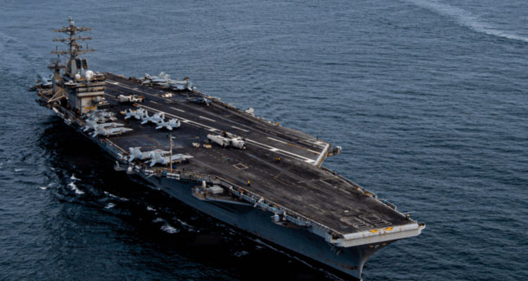 Estados Unidos desplegó el portaaviones Nimitz en el Caribe 1 Estados