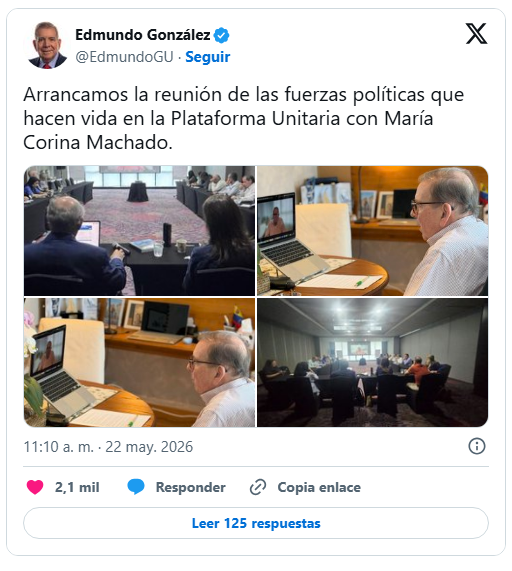 Plataforma unitaria se reunió con María Machado en Panamá 2 Reunion