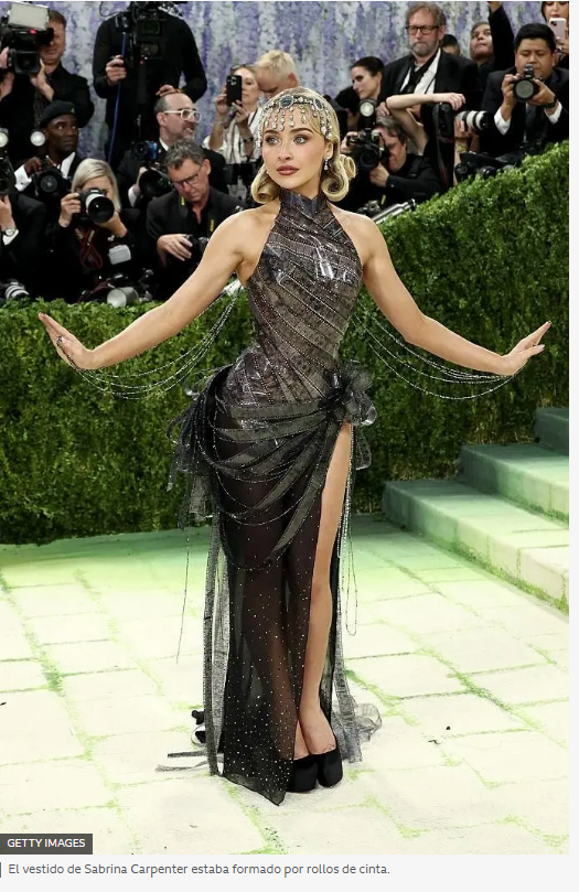 Met Gala 2026: así desfilaron las celebridades en la extravagante cita de la moda en Nueva York 4 Sabrina