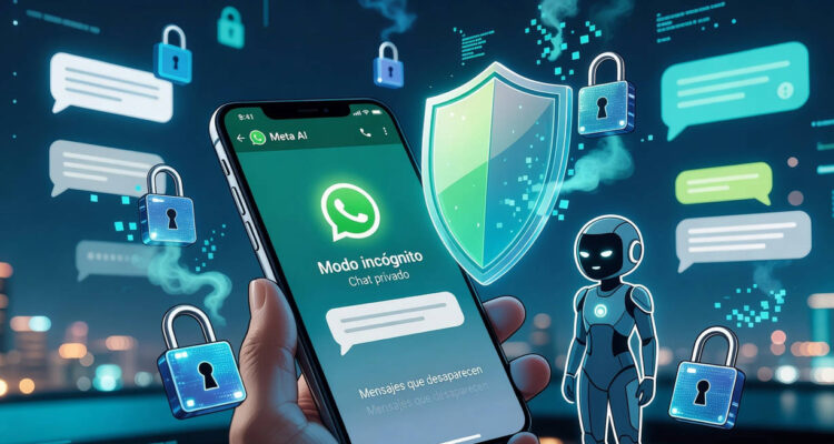 WhatsApp presentó un chat de incógnito para hablar de forma privada con la IA de Meta 1 Chat