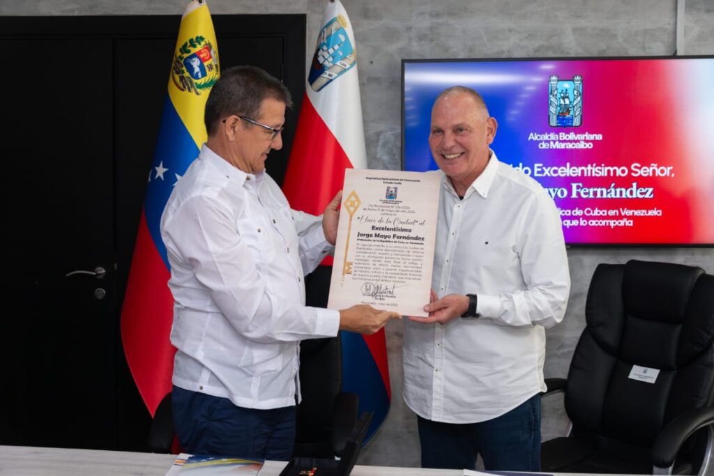 Alcalde Di Martino entregó llaves de Maracaibo al Embajador de Cuba en Venezuela 3 WhatsApp Image 2026 05 20 at 9.48.53 AM 1