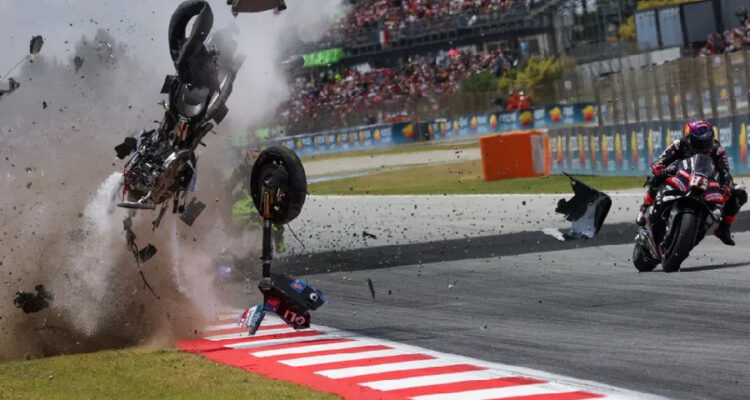 Alex Márquez fue operado de la clavícula luego de su accidente en el GP de Barcelona 1 Márquez