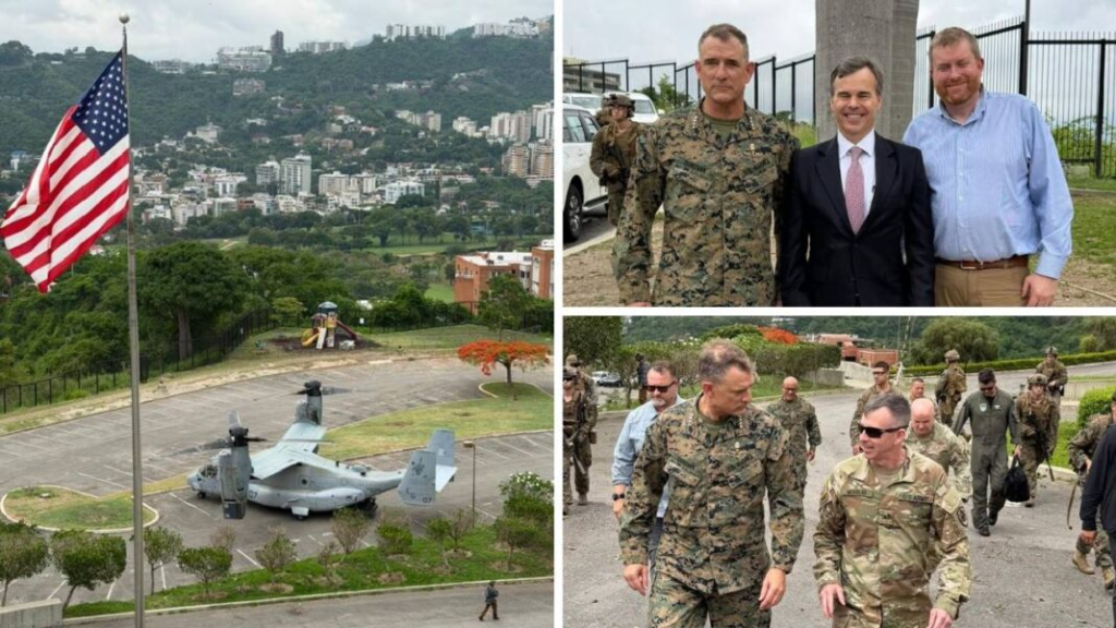 Comando Sur de EE. UU. hizo públicas las imágenes del simulacro de evacuación en Caracas 2 evacuacion 1024x576 1