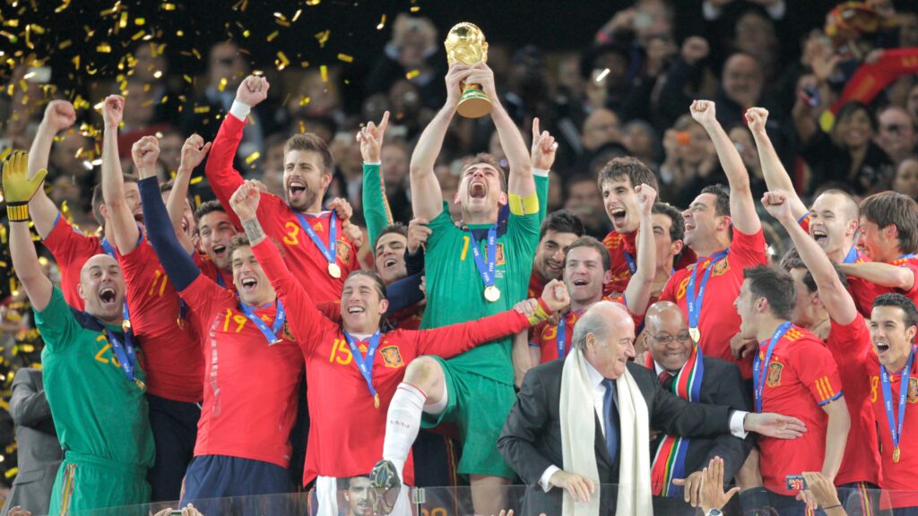 Estos son los países que han ganado el Mundial de fútbol desde 1930 20 Espana mundial 2010