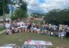Familiares de los políticos presos se niegan a levantar el campamento frente a la Embajada de EE. UU. 7 Familiares