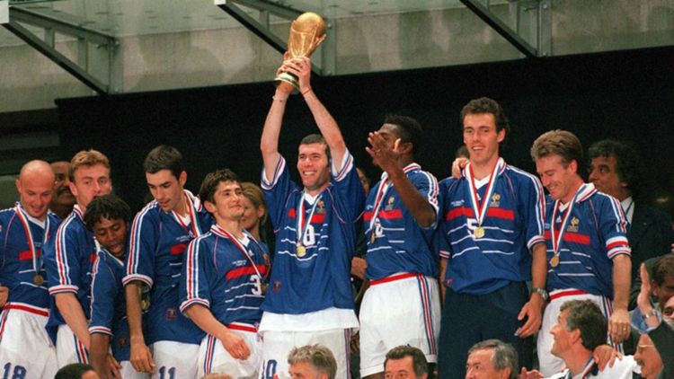 Estos son los países que han ganado el Mundial de fútbol desde 1930 17 Francia 98