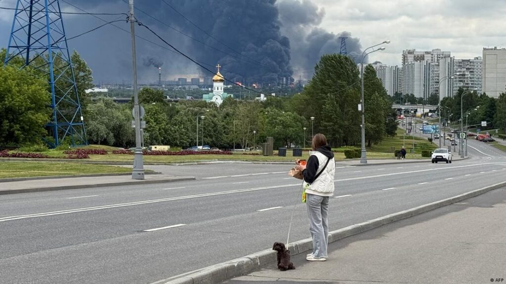 Zelenski confirmó el ataque masivo con drones a Moscú 3 Moscu ataque