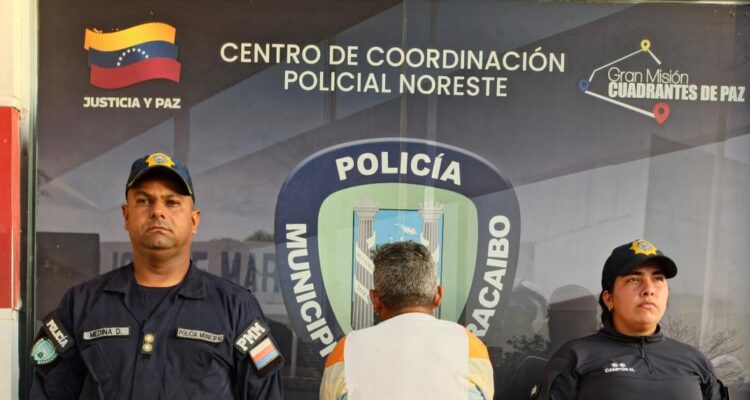 Polimaracaibo aprehendió a un hombre por presunta agresión física contra una mujer y un menor de edad 1 Polimaracaibo