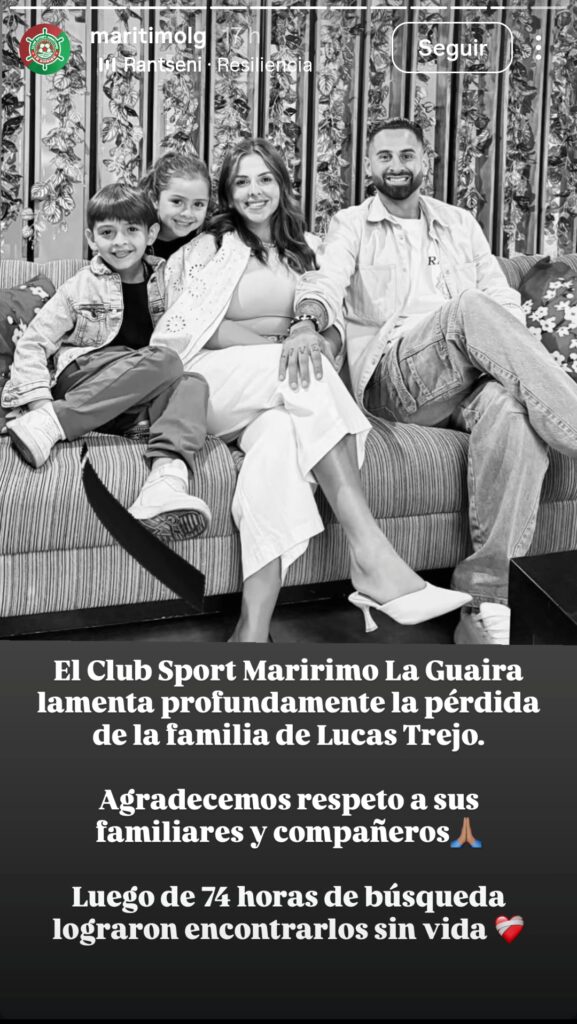 Hallaron sin vida a la familia del futbolista argentino Lucas Trejo 2 Screenshot 20260628 134911