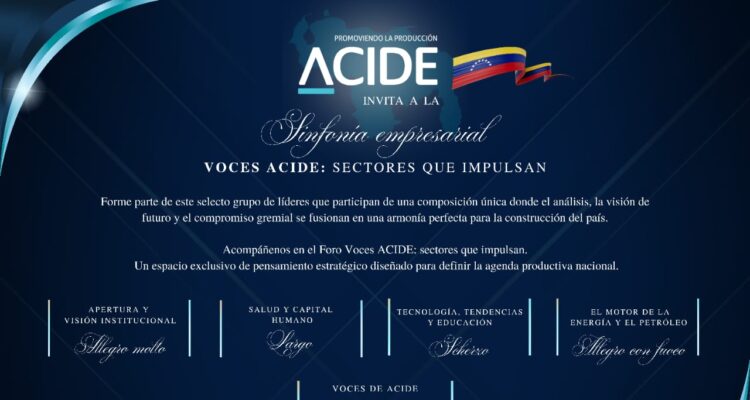 «Sinfonía empresarial» reunirá a líderes gremiales y empresariales para trazar la ruta productiva de Venezuela 1 Empresario