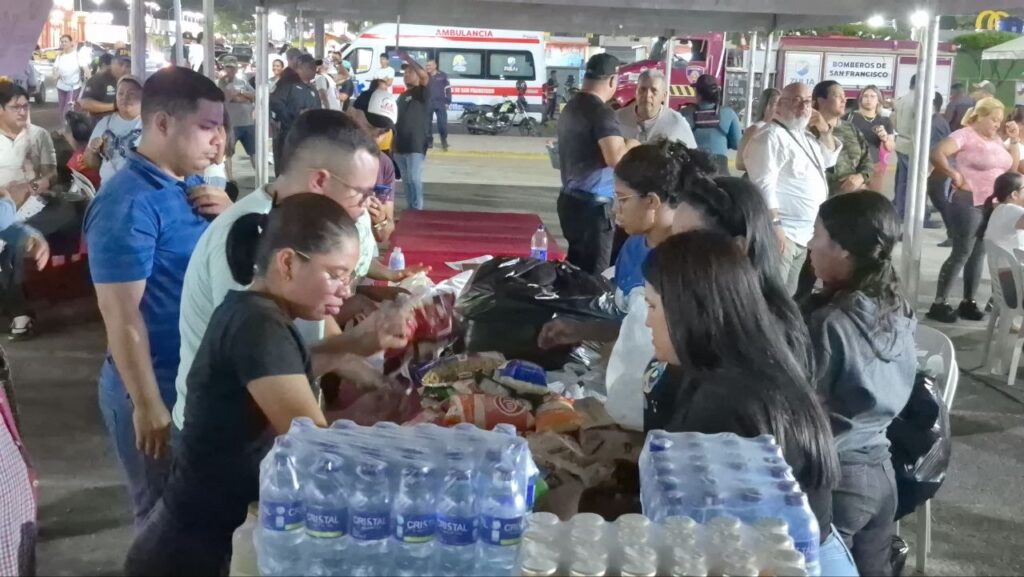 Alcaldía de San Francisco activa tres centros de acopio en apoyo a los afectados por fuertes sismos 4 WhatsApp Image 2026 06 26 at 11.24.55 AM
