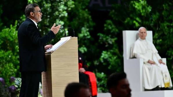 Antonio Banderas pronunció un discurso muy emotivo y memorable ante el Papa 2 images 6