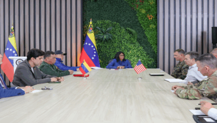 Presidenta (e) Rodríguez se reunió con representantes de Estados Unidos 2 Reunión