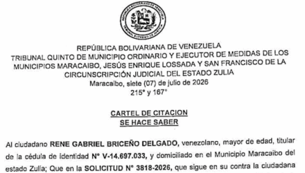 Cartel de Citación a René Gabriel Briceño Delgado al juicio por Divorcio por Desafecto 2 Captura de pantalla 2026 07 09 a las 12.26.37