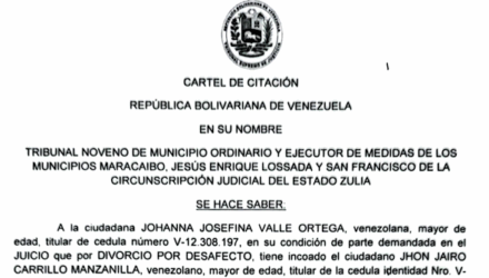 Cartel de Citación a Johanna Josefina Valle Ortega al juicio por Divorcio por Desafecto 2 Captura de pantalla 2026 07 15 a las 11.15.19