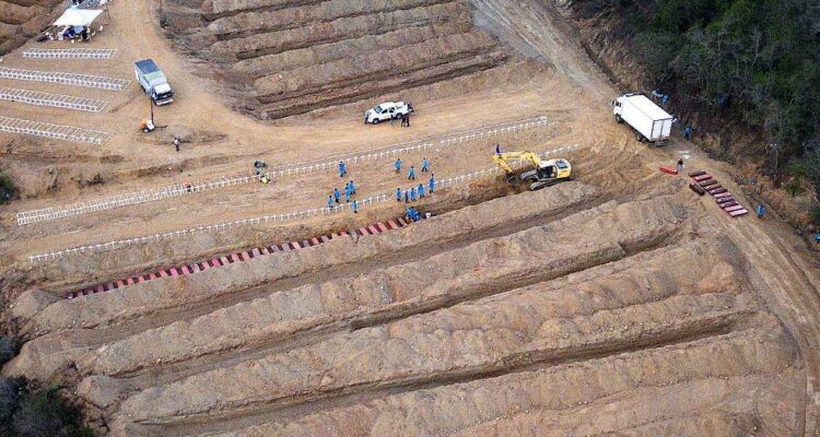 Gobierno nacional desarrolla cementerio de emergencia para recibir los muertos de la devastación 1 Cementerio