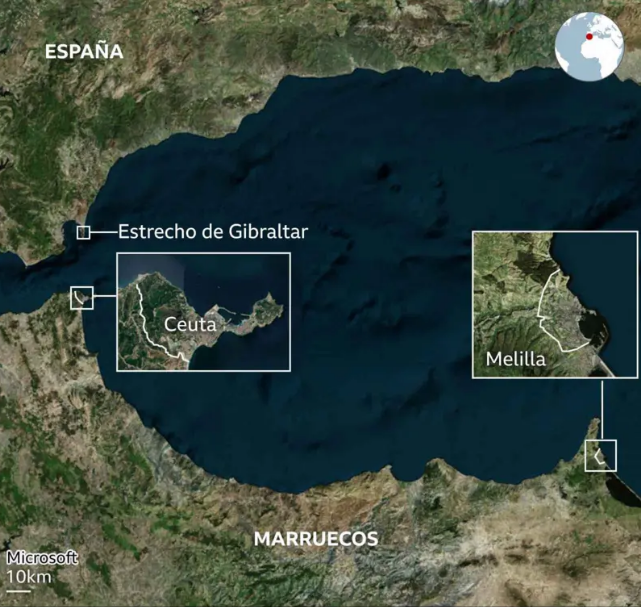 «La situación está fuera de control». 50 mil migrantes invadieron Ceuta desde Marruecos 4 Espana