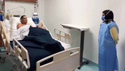 Delcy Rodríguez visitó a Hernán Gil, el hombre que duró más de una semana bajo los escombros 2 Gil