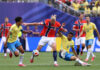 El vikingo Haaland liquidó a Brasil 5 Haaland