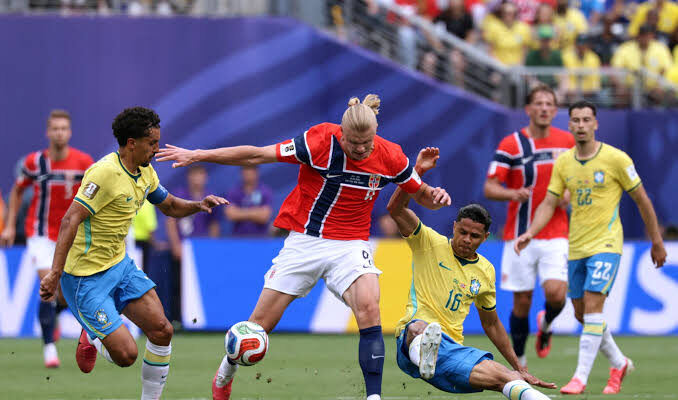 El vikingo Haaland liquidó a Brasil 1 Haaland