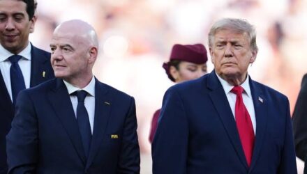 A Trump y a Infantino le metieron tremenda pita en la final del Mundial 4 Trump
