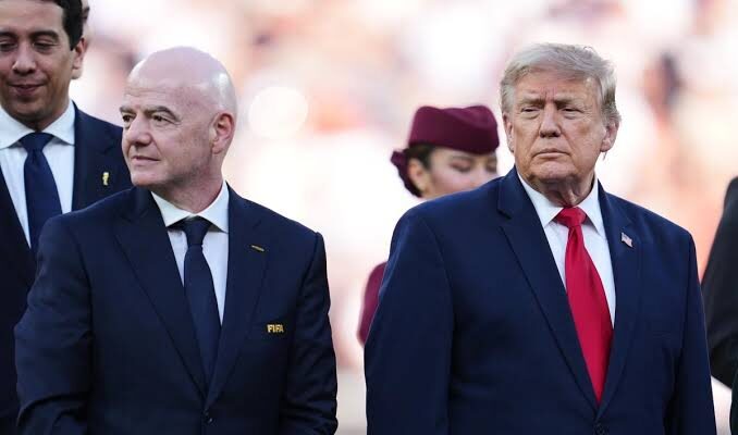 A Trump y a Infantino le metieron tremenda pita en la final del Mundial 1 Trump