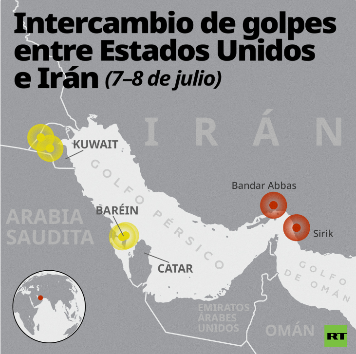 EE. UU e Irán volvieron a atacarse 2 Intercambio Iran Estados Unidos