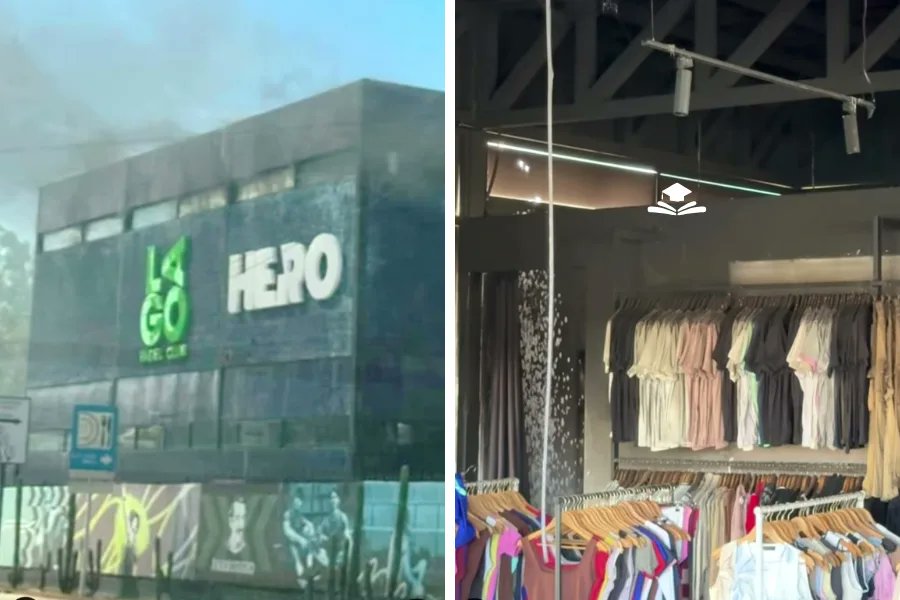 Se incendió local de calzado y ropa en el Hotel Tibisay del Lago en Maracaibo 2 Local