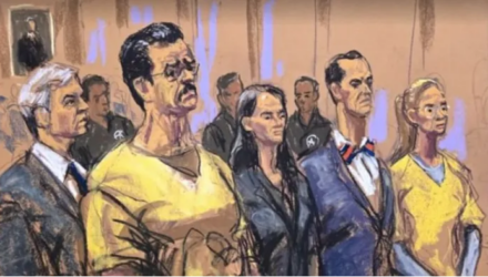 Filtraron bocetos de Cilia Flores y Maduro durante audiencia de ayer en Nueva York 1 Maduro