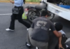 Choque en el distribuidor La Chinita dejó un motorizado muerto y un lesionado 5 Moto