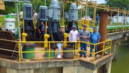 Incorporaron un quinto equipo para producir 350 litros de agua por segundo en el Embalse Burro Negro 5 Equipo