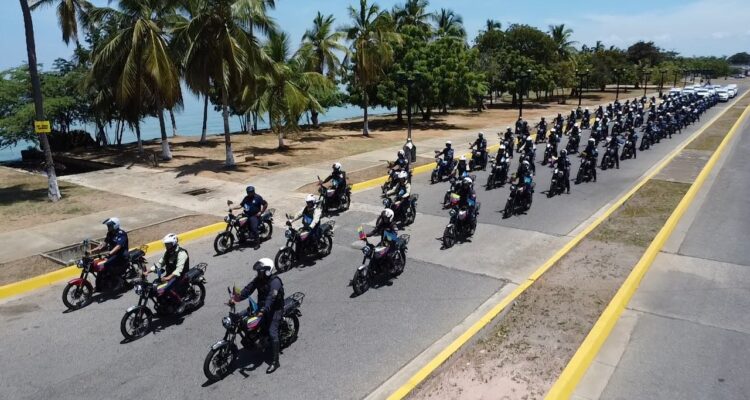 La Gobernación envió 34 patrullas y 266 motos para los Cuadrantes de Paz de la COL 1 Patrullas