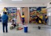 Alcaldía descubre mural de Luis Martínez que estaba tapiado con una pared de yeso 5 Alcaldía