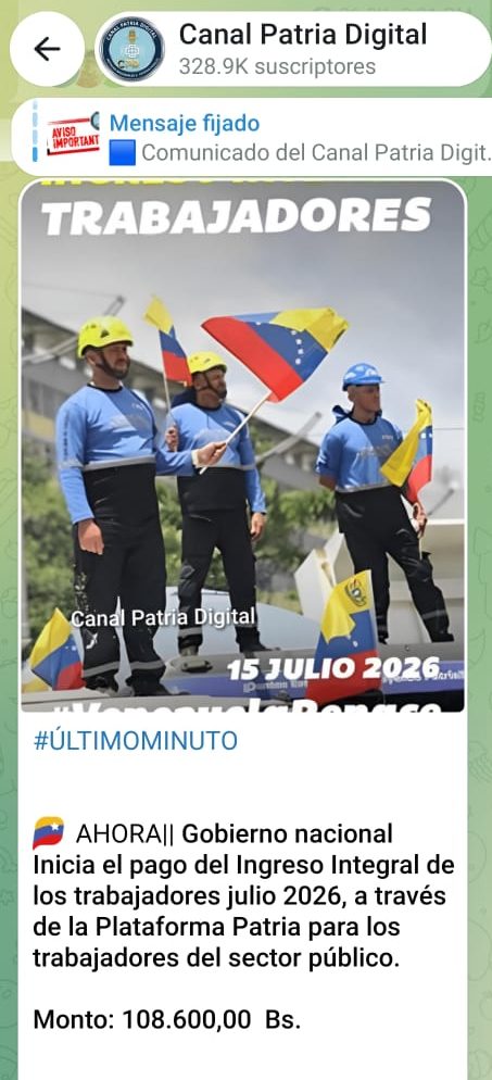 Comenzó el pago del bono para los empleados públicos 2 WhatsApp Image 2026 07 15 at 3.40.05 PM e1784146017416