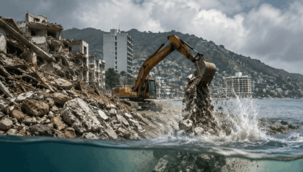 Arrojar escombros en playas o ríos tras los terremotos será sancionado con multas y acciones penales 3 Escombros