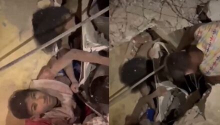 El milagroso rescate de una familia que quedó atrapada 11 días bajo los escombros 2 Rescate