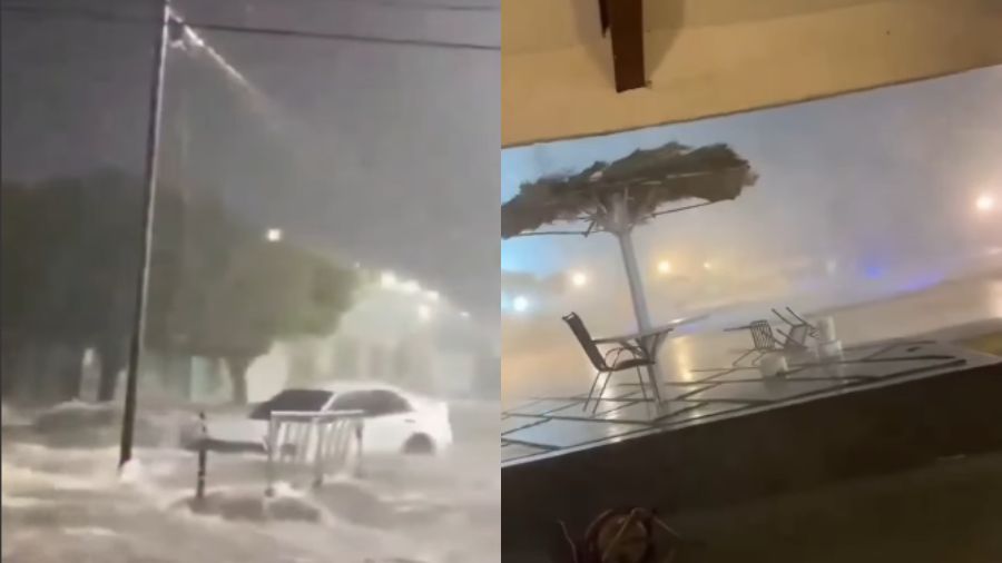 fuertes lluvias y vientos huracanados afectaron a maracaibo este domingo 65533