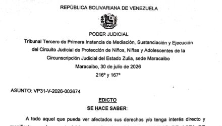 Edicto para todos los que puedan tener interés en la Nulidad de Acta de nacimiento solicitada por Gabriel Enrique Arrieta balestrini 2 Captura de pantalla 2026 08 04 a las 16.48.16