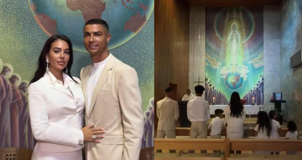 Revelan imágenes y videos de la boda de Cristiano Ronaldo y Georgina Rodríguez 2 Georgina y Cristiano Ronaldo su boda 1