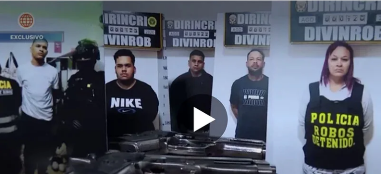Detuvieron a venezolanos que robaron armería en Perú 3 Robos