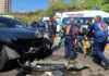Se registró un triple choque en la avenida El Milagro en Maracaibo 6 Choque