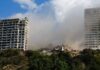Realizaron la demolición controlada del edificio Samantha A en La Guaira por daños irreversibles tras los sismos 5 Demolición