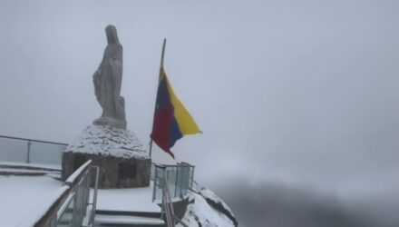 Tremenda nevada cubrió el Pico Bolívar 5 Pico
