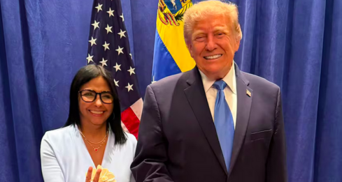 Delcy, Trump, reunión,