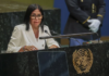 ¡Y la Jefa de Estado(e) Delcy Rodríguez habló en la ONU! «Habrá elecciones» aunque «aún podría llevar algún tiempo» 5 Delcy Rodriguez