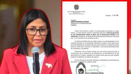Presidenta Delcy Rodríguez solicitó a la AN reforma «parcial» de la Ley contra el Odio, por la Convivencia Pacífica y la Tolerancia 2 Captura de pantalla 2026 09 29 a las 1.08.24 p. m