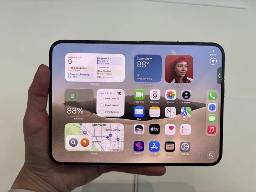 Apple presentó el iPhone Duo, su primer teléfono plegable 2 Duo Apple