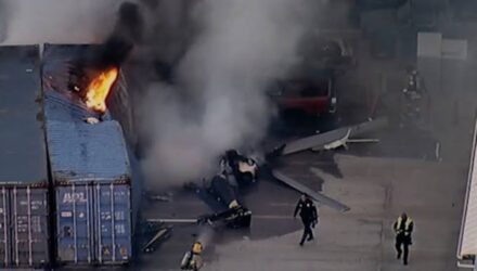 Al menos tres muertos tras estrellarse un helicóptero de las cadenas NBC y Telemundo en Los Ángeles 2 Helicóptero