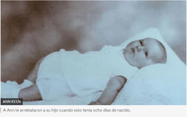 La increíble historia de los «Bebes Robados». Reino Unido obligó a madres solteras a dar sus bebes en adopción 5 Hijo de Ann