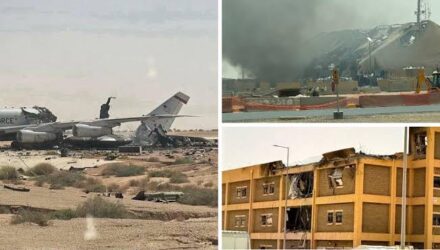Se filtran imágenes de daños infringidos por Irán a la fuerzas militares de EE. UU. 2 Imágenes